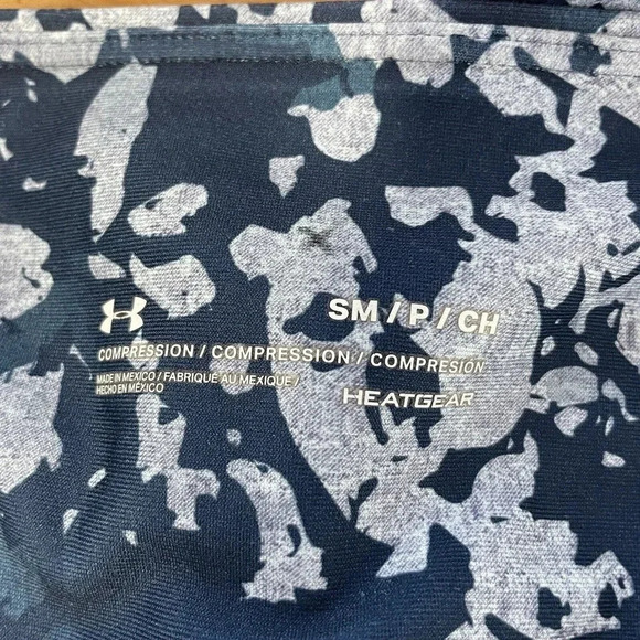 Under Armour Mesh Inset Heatgear Compression Ankle Crop Leggings Women’s Small - Picture 6 of 6